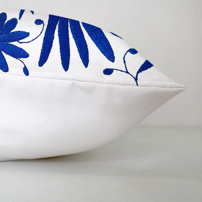 Set of 4 | Mexican Decorative Cushion Covers | Otomi Design Covers | Cotton Linen Fabric | Embroidered | With OR Without Insert