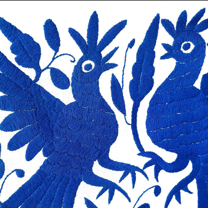 Set of 4 | Mexican Decorative Cushion Covers | Otomi Design Covers | Cotton Linen Fabric | Embroidered | With OR Without Insert