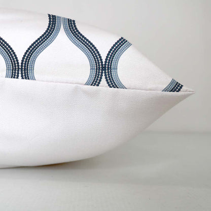 Evadne  - Set of 4 Pieces | Cotton Linen Fabric | Crewel Embroidered | Pillow/Cushion Cover Set | With or Without Insert