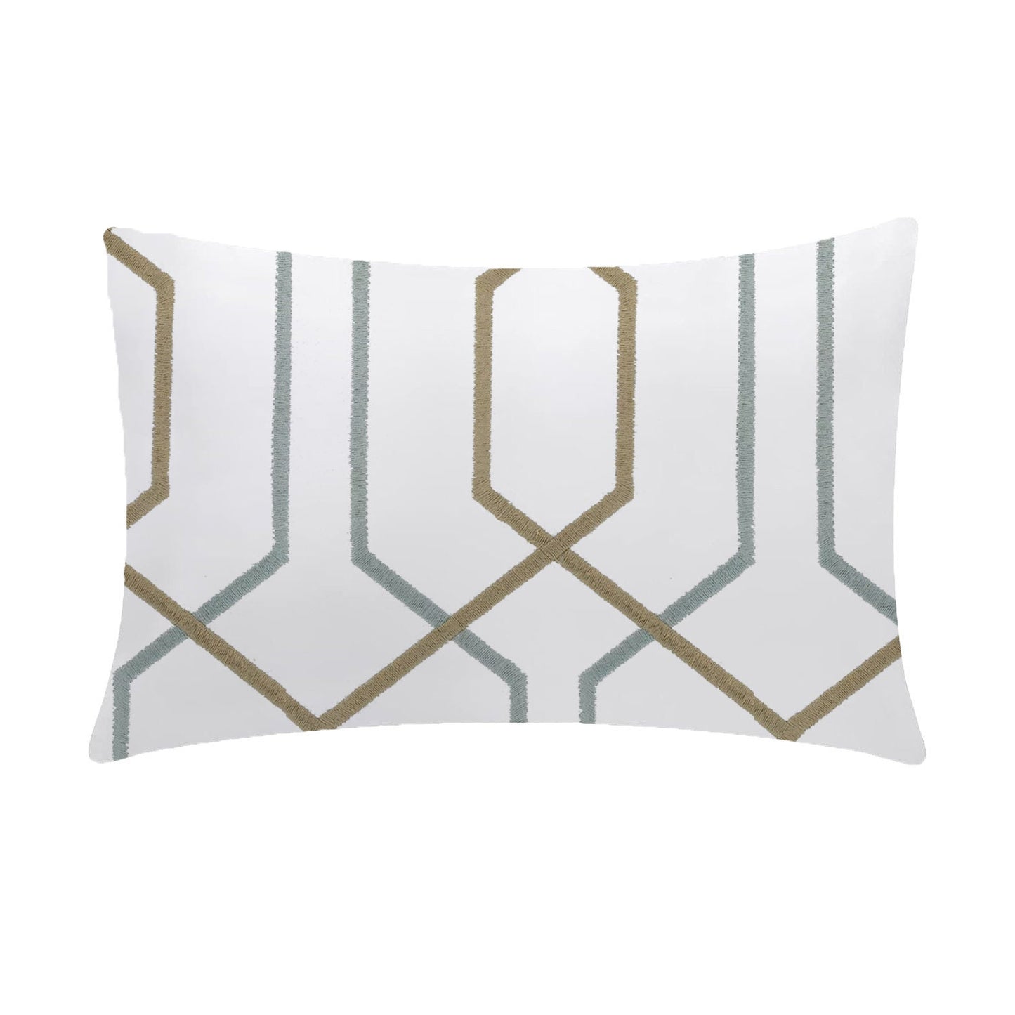 Zoe - 3 Piece Crewel Embroidered Duvet Set | Linen Cotton Mix | Embroidered Duvet Cover with Embroidered Pillowcases | Handmade | Soft