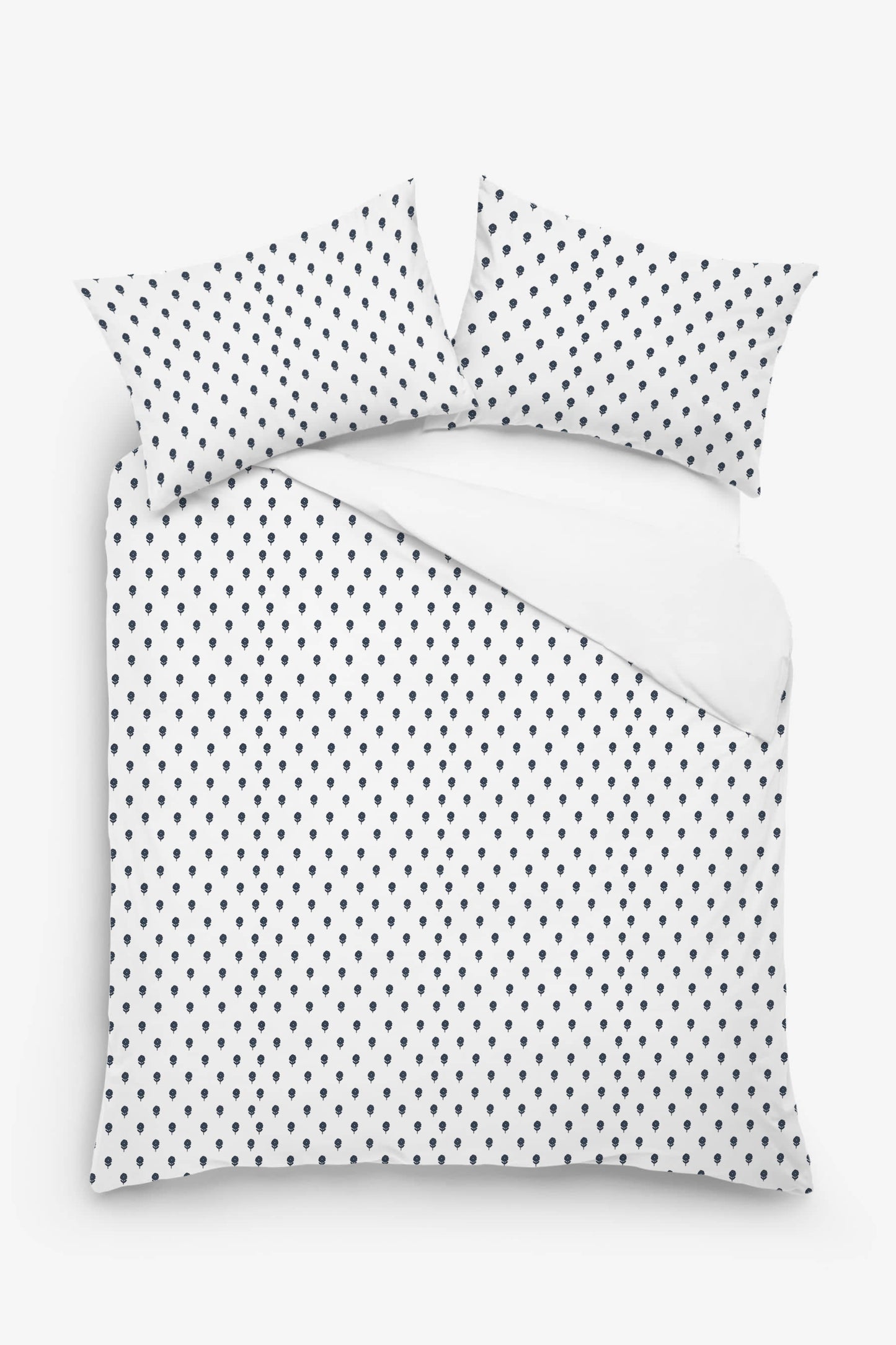 Kyra - 3 Piece Crewel Embroidered Duvet Set | Linen Cotton Mix | Embroidered Duvet Cover with Embroidered Pillowcases | Handmade | Soft