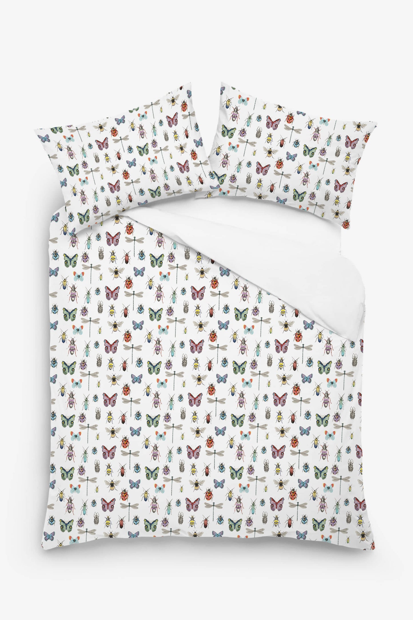 Ksenia - 3 Piece Crewel Embroidered Duvet Set | Linen Cotton Mix | Embroidered Duvet Cover with Embroidered Pillowcases | Handmade | Soft