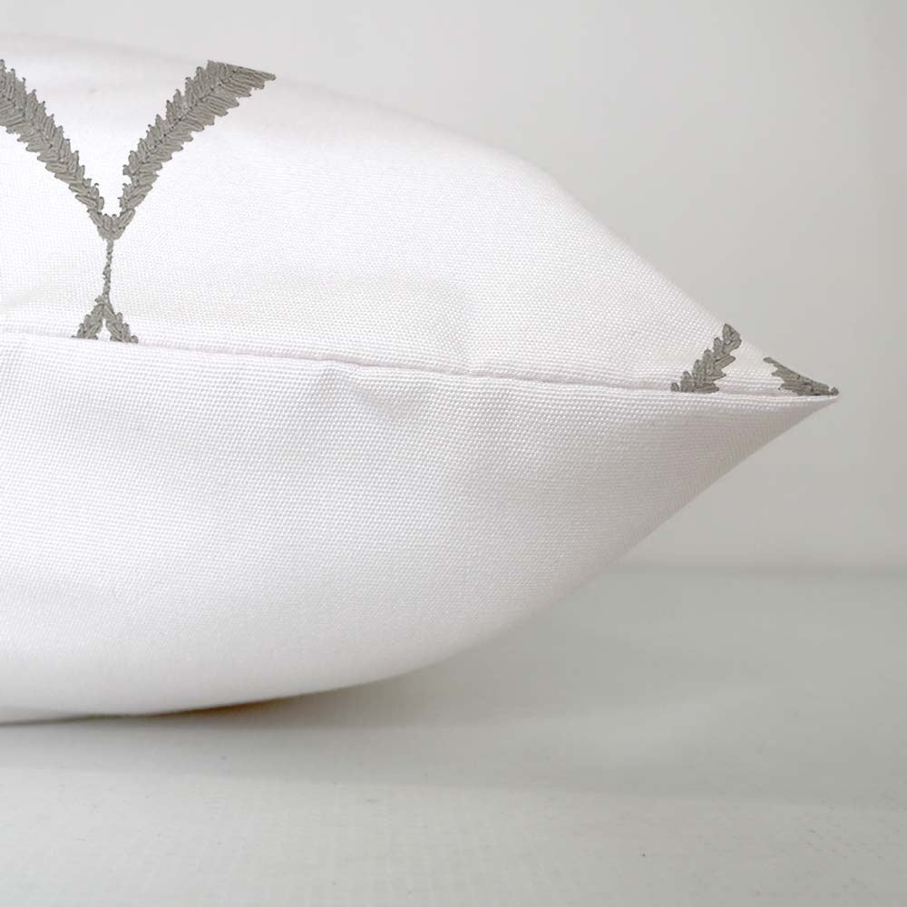 Calliope  - Set of 4 Pieces | Cotton Linen Fabric | Crewel Embroidered | Pillow/Cushion Cover Set | With or Without Insert