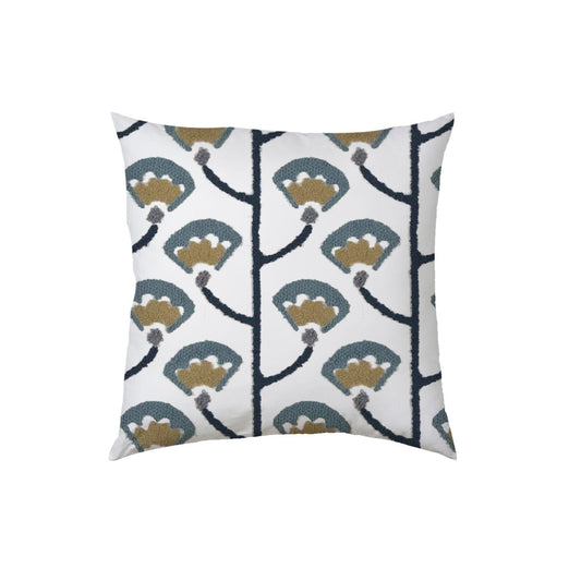 Chloe  - Set of 4 Pieces | Cotton Linen Fabric | Crewel Embroidered | Pillow/Cushion Cover Set | With or Without Insert