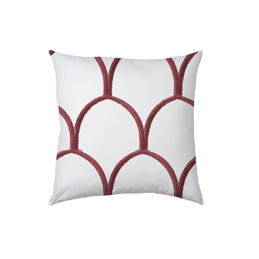Thalia  - Set of 4 Pieces | Cotton Linen Fabric | Crewel Embroidered | Pillow/Cushion Cover Set | With or Without Insert
