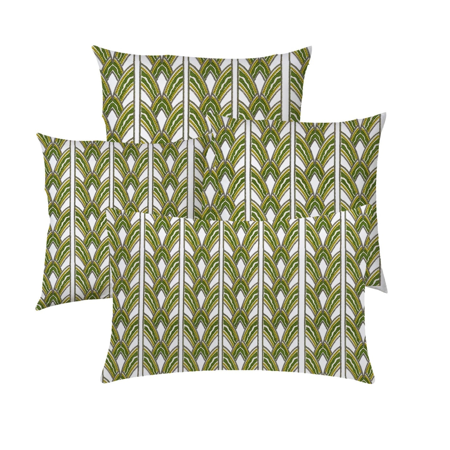 Phoebe  - Set of 4 Pieces | Cotton Linen Fabric | Crewel Embroidered | Pillow/Cushion Cover Set | With or Without Insert