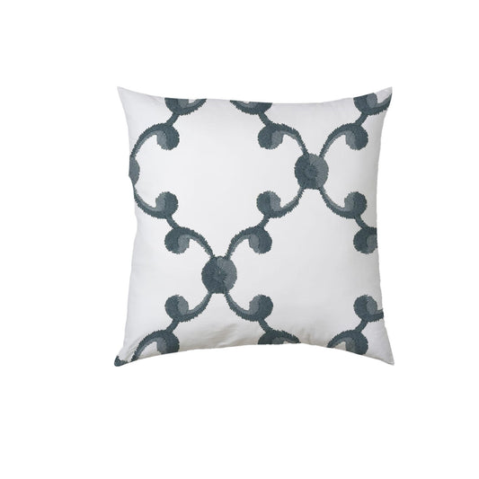 Alethea  - Set of 4 Pieces | Cotton Linen Fabric | Crewel Embroidered | Pillow/Cushion Cover Set | With or Without Insert
