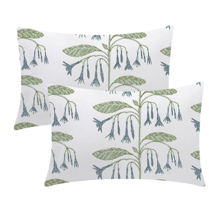 Iliana  - Set of 4 Pieces | Cotton Linen Fabric | Crewel Embroidered | Pillow/Cushion Cover Set | With or Without Insert