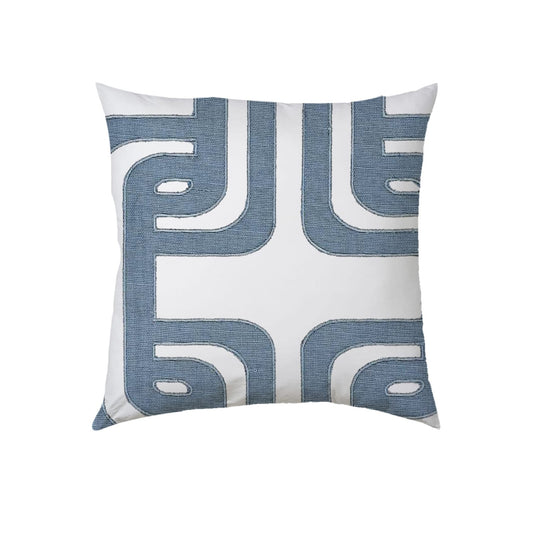 Olga  - Set of 4 Pieces | Cotton Linen Fabric | Crewel Embroidered | Pillow/Cushion Cover Set | With or Without Insert