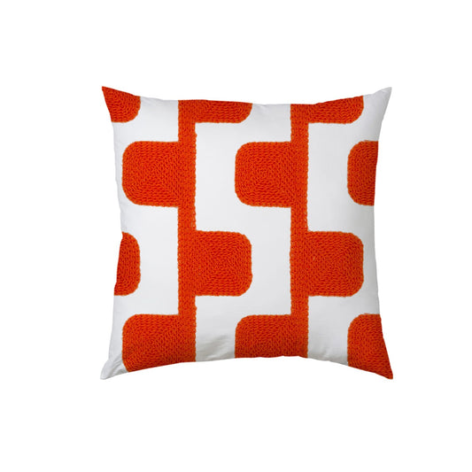 Liora - Set of 4 Pieces | Cotton Linen Fabric | Crewel Embroidered | Pillow/Cushion Cover Set | With or Without Insert