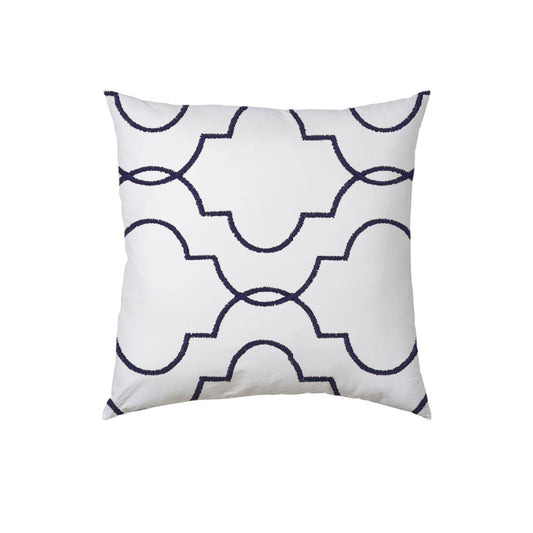 Celestia  - Set of 4 Pieces | Cotton Linen Fabric | Crewel Embroidered | Pillow/Cushion Cover Set | With or Without Insert