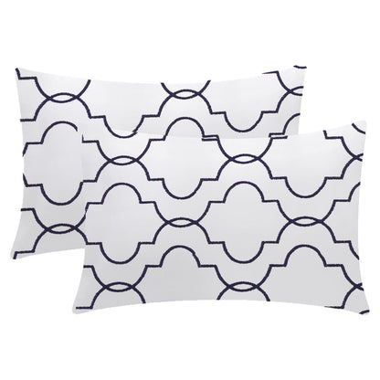Celestia  - Set of 4 Pieces | Cotton Linen Fabric | Crewel Embroidered | Pillow/Cushion Cover Set | With or Without Insert