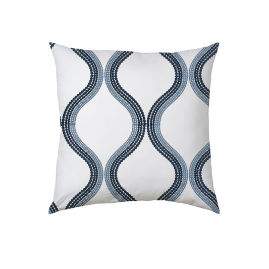 Evadne  - Set of 4 Pieces | Cotton Linen Fabric | Crewel Embroidered | Pillow/Cushion Cover Set | With or Without Insert