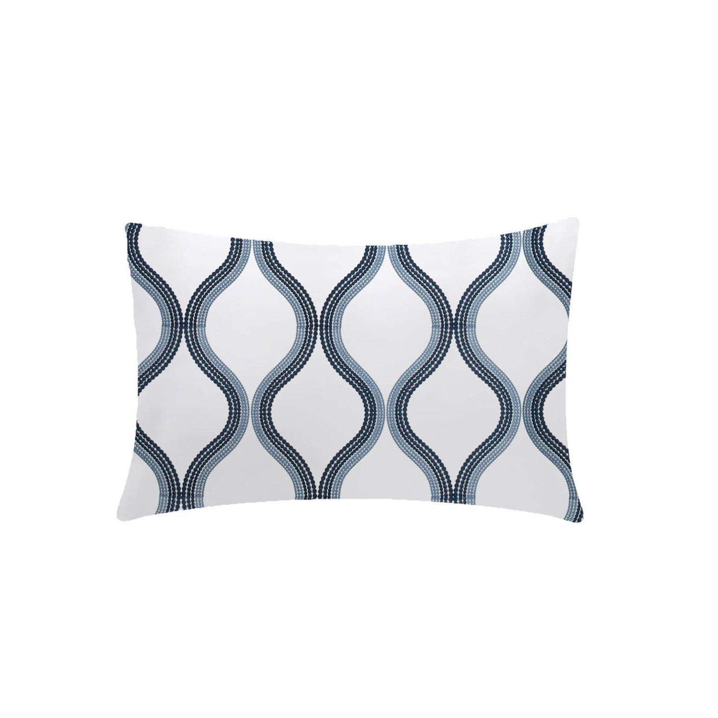 Evadne  - Set of 4 Pieces | Cotton Linen Fabric | Crewel Embroidered | Pillow/Cushion Cover Set | With or Without Insert