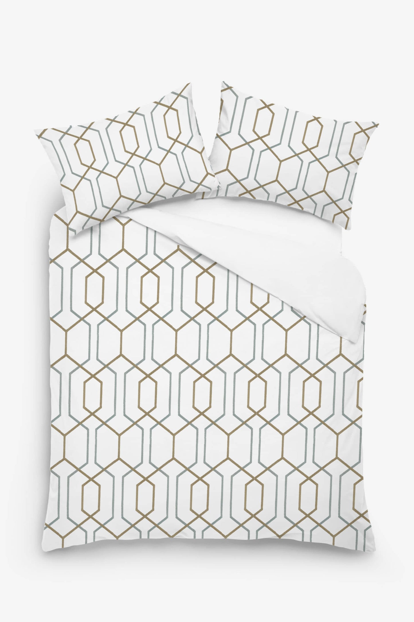 Zoe - 3 Piece Crewel Embroidered Duvet Set | Linen Cotton Mix | Embroidered Duvet Cover with Embroidered Pillowcases | Handmade | Soft