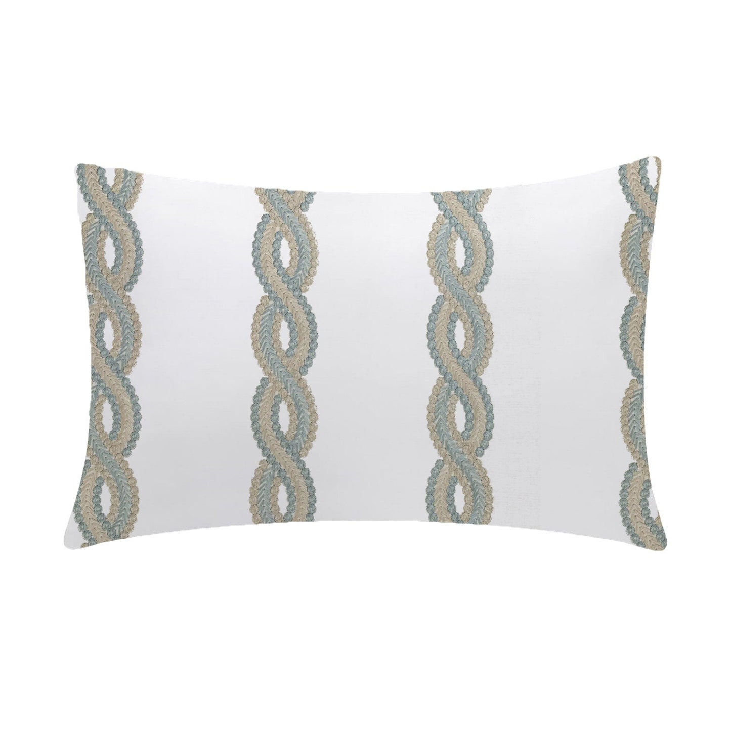 Eleni - 3 Piece Crewel Embroidered Duvet Set | Linen Cotton Mix | Embroidered Duvet Cover with Embroidered Pillowcases | Handmade | Soft