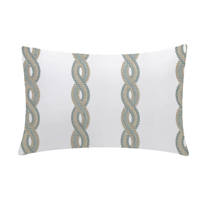 Eleni - 3 Piece Crewel Embroidered Duvet Set | Linen Cotton Mix | Embroidered Duvet Cover with Embroidered Pillowcases | Handmade | Soft