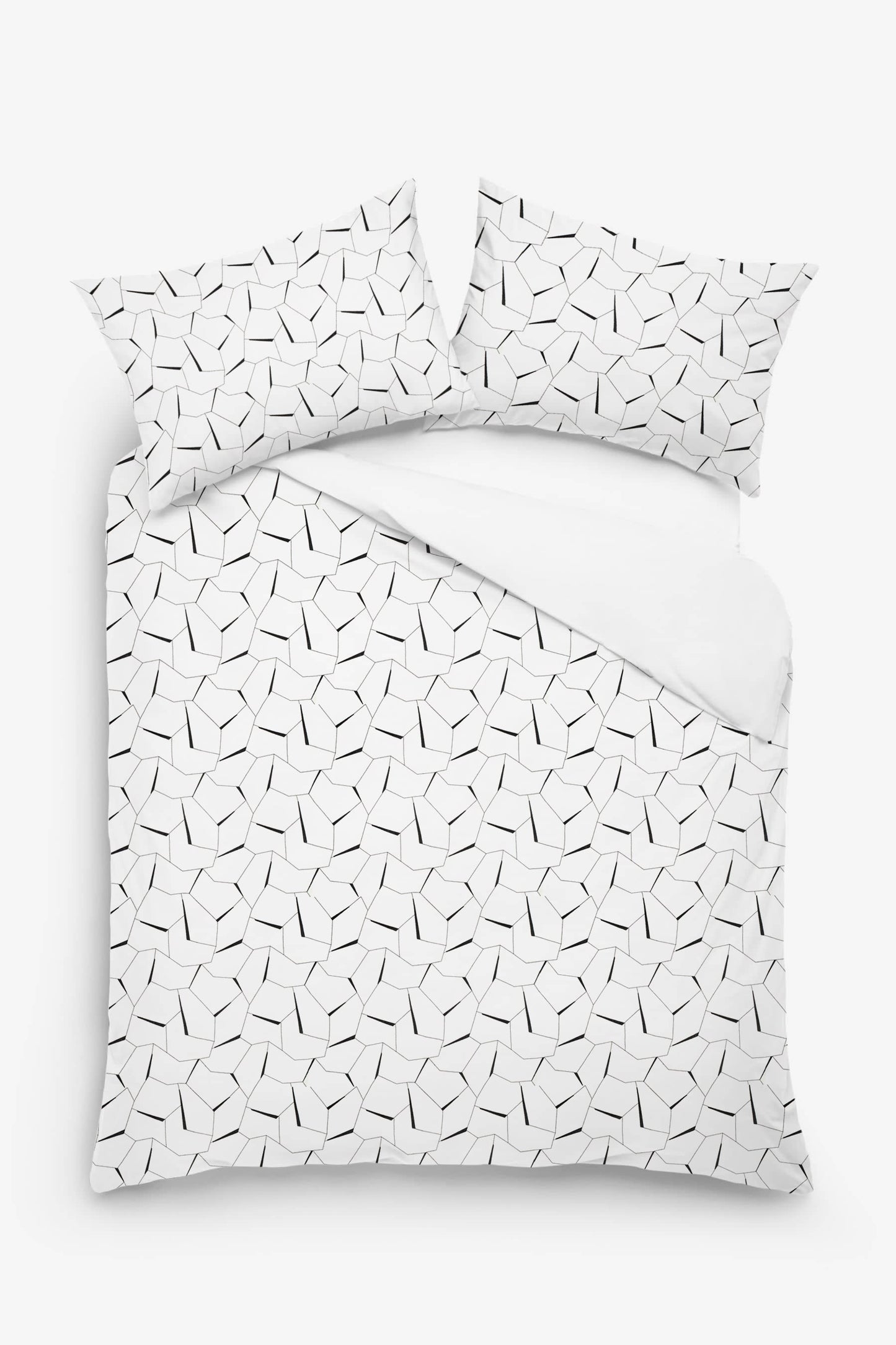 Nia - 3 Piece Crewel Embroidered Duvet Set | Linen Cotton Mix | Embroidered Duvet Cover with Embroidered Pillowcases | Handmade | Soft