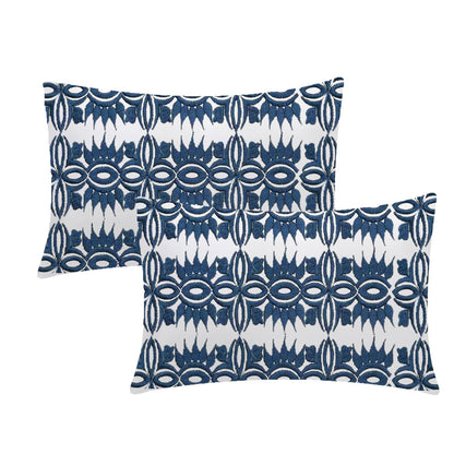 Elektra - 3 Piece Crewel Embroidered Duvet Set | Linen Cotton Mix | Embroidered Duvet Cover with Embroidered Pillowcases | Handmade | Soft
