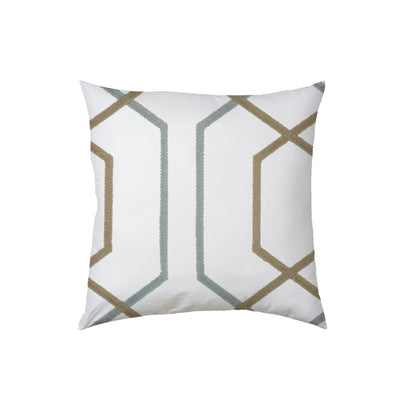 Zoe  - Set of 4 Pieces | Cotton Linen Fabric | Crewel Embroidered | Pillow/Cushion Cover Set | With or Without Insert