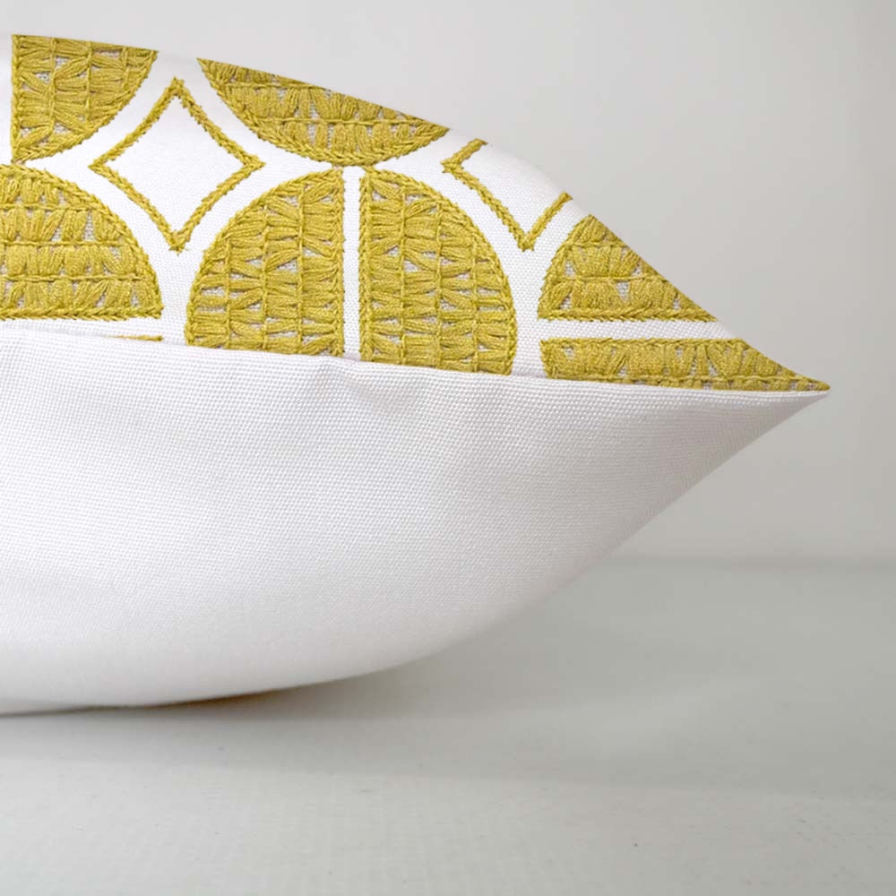 Ariadne  - Set of 4 Pieces | Cotton Linen Fabric | Crewel Embroidered | Pillow/Cushion Cover Set | With or Without Insert
