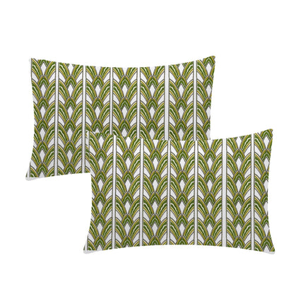 Phoebe  - Set of 4 Pieces | Cotton Linen Fabric | Crewel Embroidered | Pillow/Cushion Cover Set | With or Without Insert