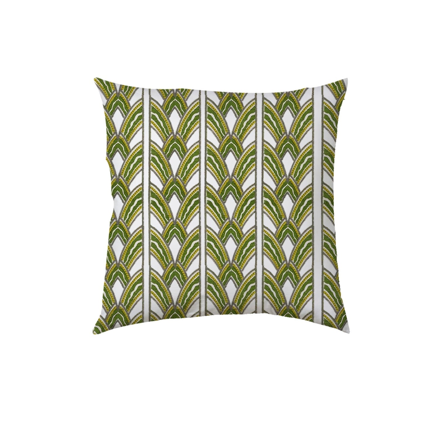 Phoebe  - Set of 4 Pieces | Cotton Linen Fabric | Crewel Embroidered | Pillow/Cushion Cover Set | With or Without Insert