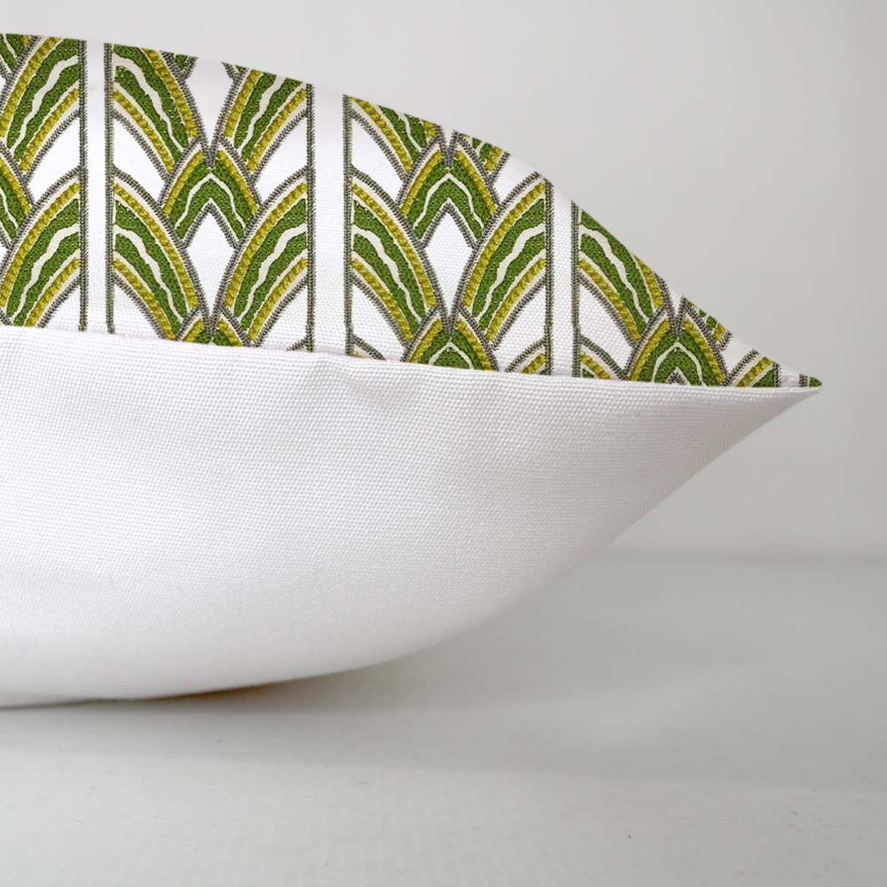 Phoebe  - Set of 4 Pieces | Cotton Linen Fabric | Crewel Embroidered | Pillow/Cushion Cover Set | With or Without Insert