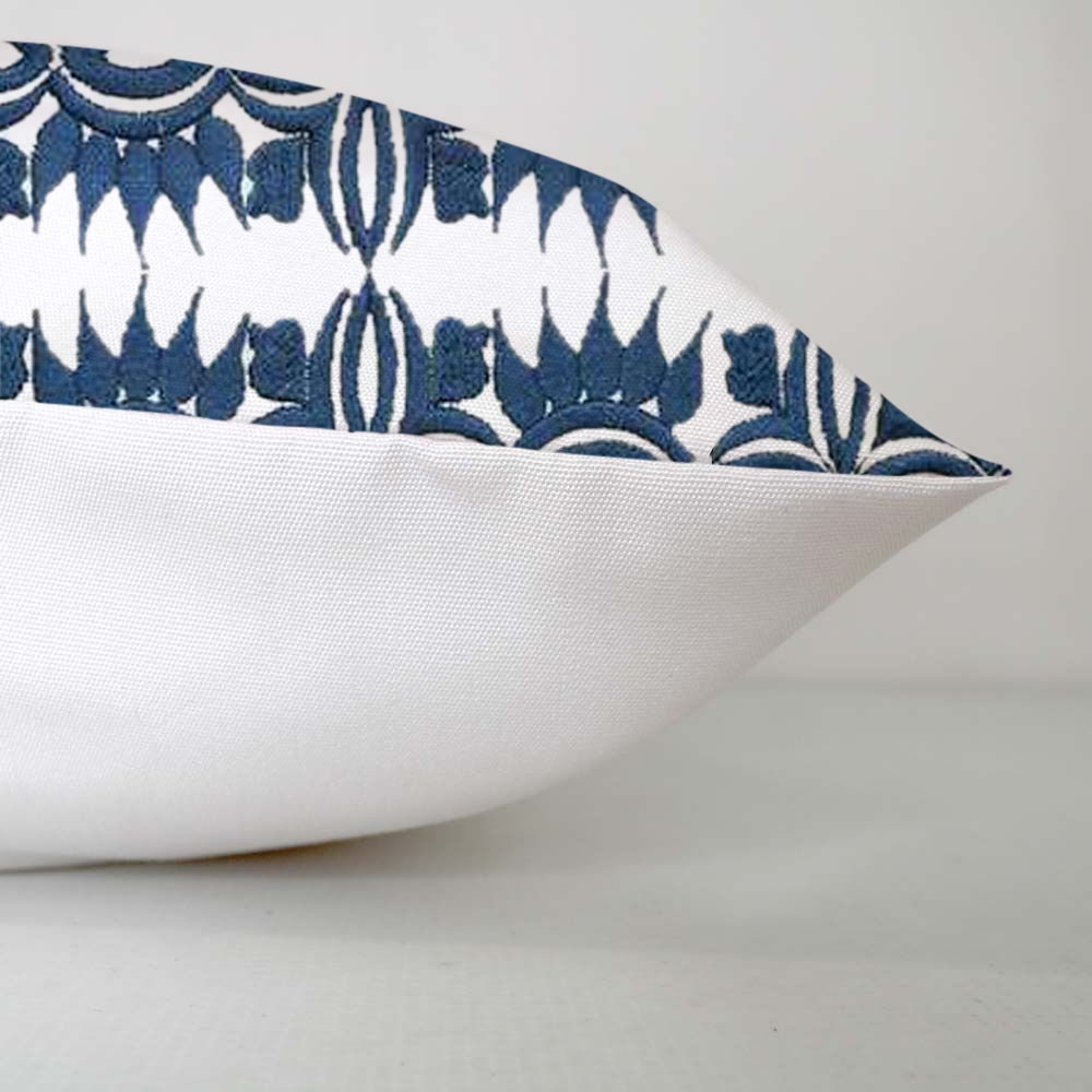 Elektra  - Set of 4 Pieces | Cotton Linen Fabric | Crewel Embroidered | Pillow/Cushion Cover Set | With or Without Insert