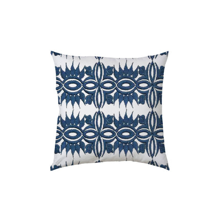 Elektra  - Set of 4 Pieces | Cotton Linen Fabric | Crewel Embroidered | Pillow/Cushion Cover Set | With or Without Insert