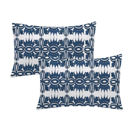 Elektra  - Set of 4 Pieces | Cotton Linen Fabric | Crewel Embroidered | Pillow/Cushion Cover Set | With or Without Insert
