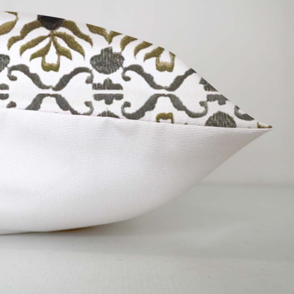 Ioanna  - Set of 4 Pieces | Cotton Linen Fabric | Crewel Embroidered | Pillow/Cushion Cover Set | With or Without Insert