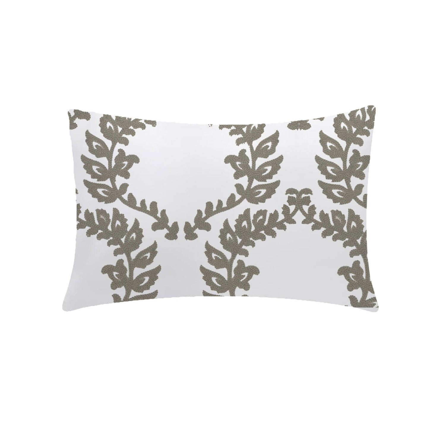 Pandora  - Set of 4 Pieces | Cotton Linen Fabric | Crewel Embroidered | Pillow/Cushion Cover Set | With or Without Insert