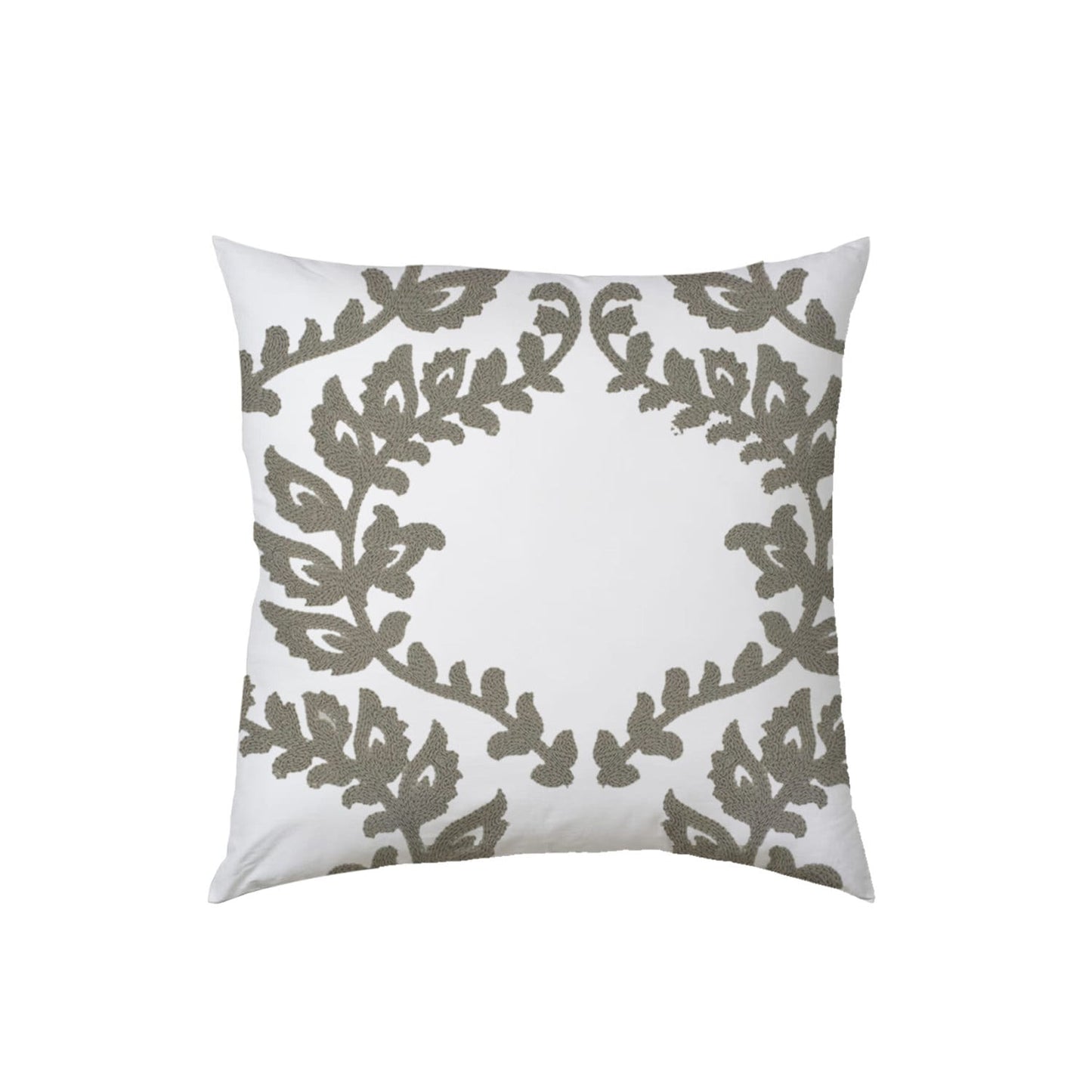 Pandora  - Set of 4 Pieces | Cotton Linen Fabric | Crewel Embroidered | Pillow/Cushion Cover Set | With or Without Insert