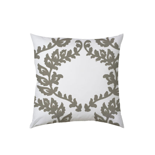 Pandora  - Set of 4 Pieces | Cotton Linen Fabric | Crewel Embroidered | Pillow/Cushion Cover Set | With or Without Insert