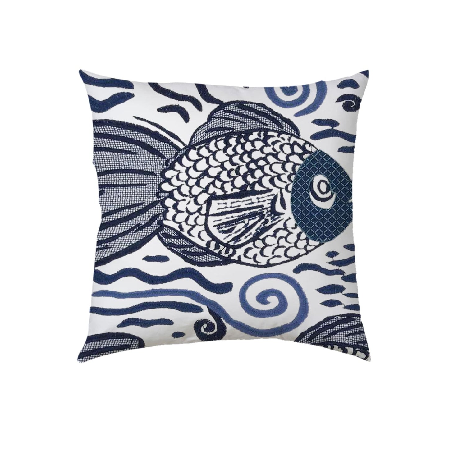 Tatiana  - Set of 4 Pieces | Cotton Linen Fabric | Crewel Embroidered | Pillow/Cushion Cover Set | With or Without Insert