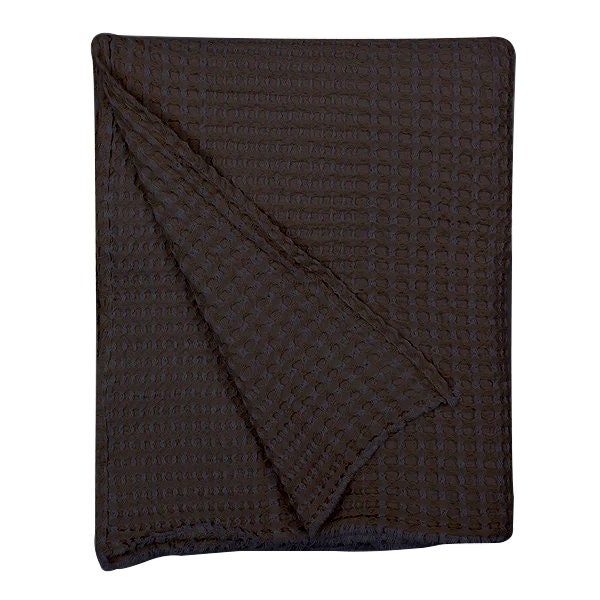 Pure Linen - Waffle Weave Throw Blanket