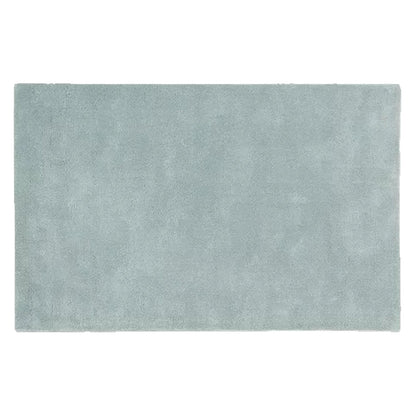 Light Blue | Solid Color - Handcrafted Rug/Carpet | Pure Wool | Hand Tufted | High Pile | High Density | Yarn Dyed
