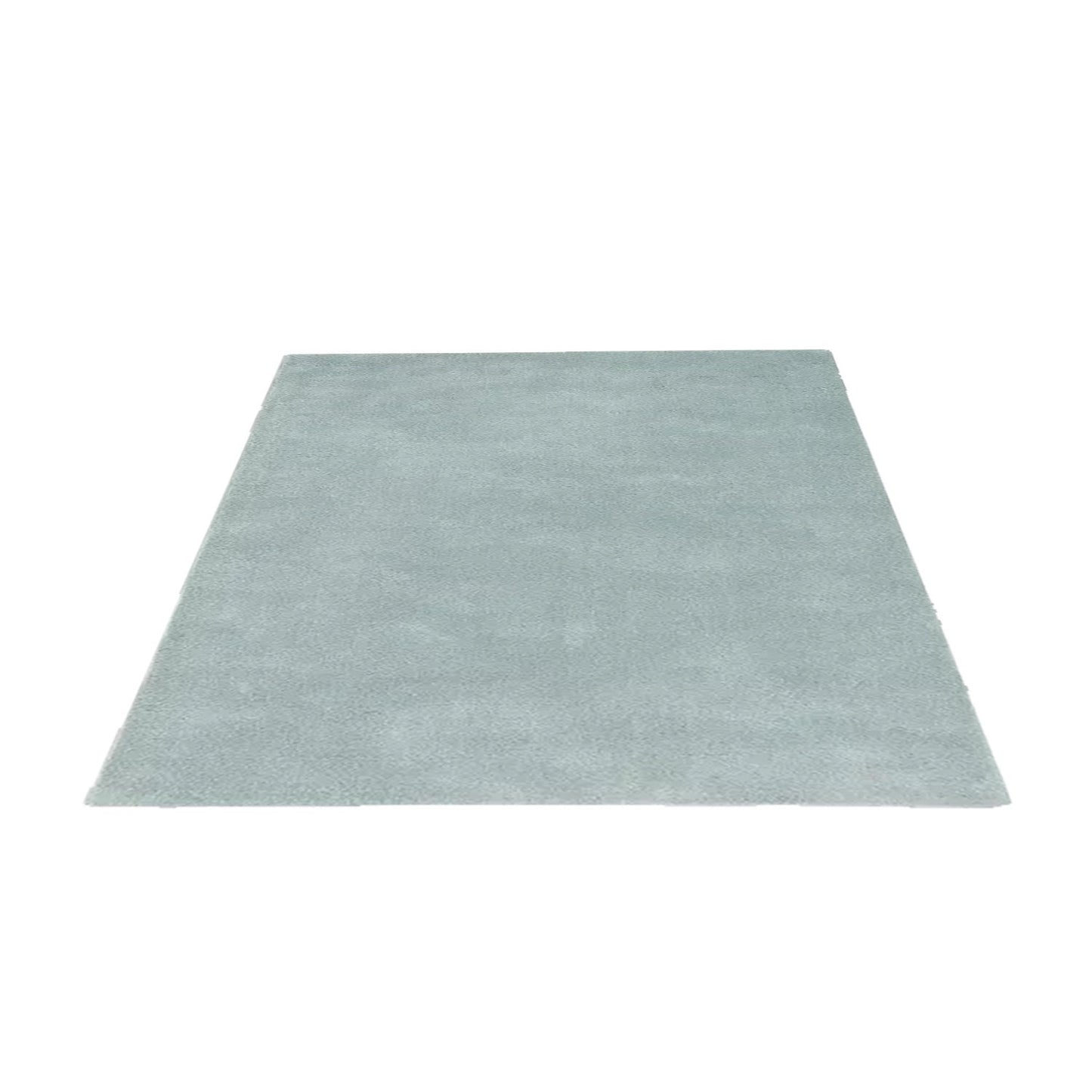 Light Blue | Solid Color - Handcrafted Rug/Carpet | Pure Wool | Hand Tufted | High Pile | High Density | Yarn Dyed