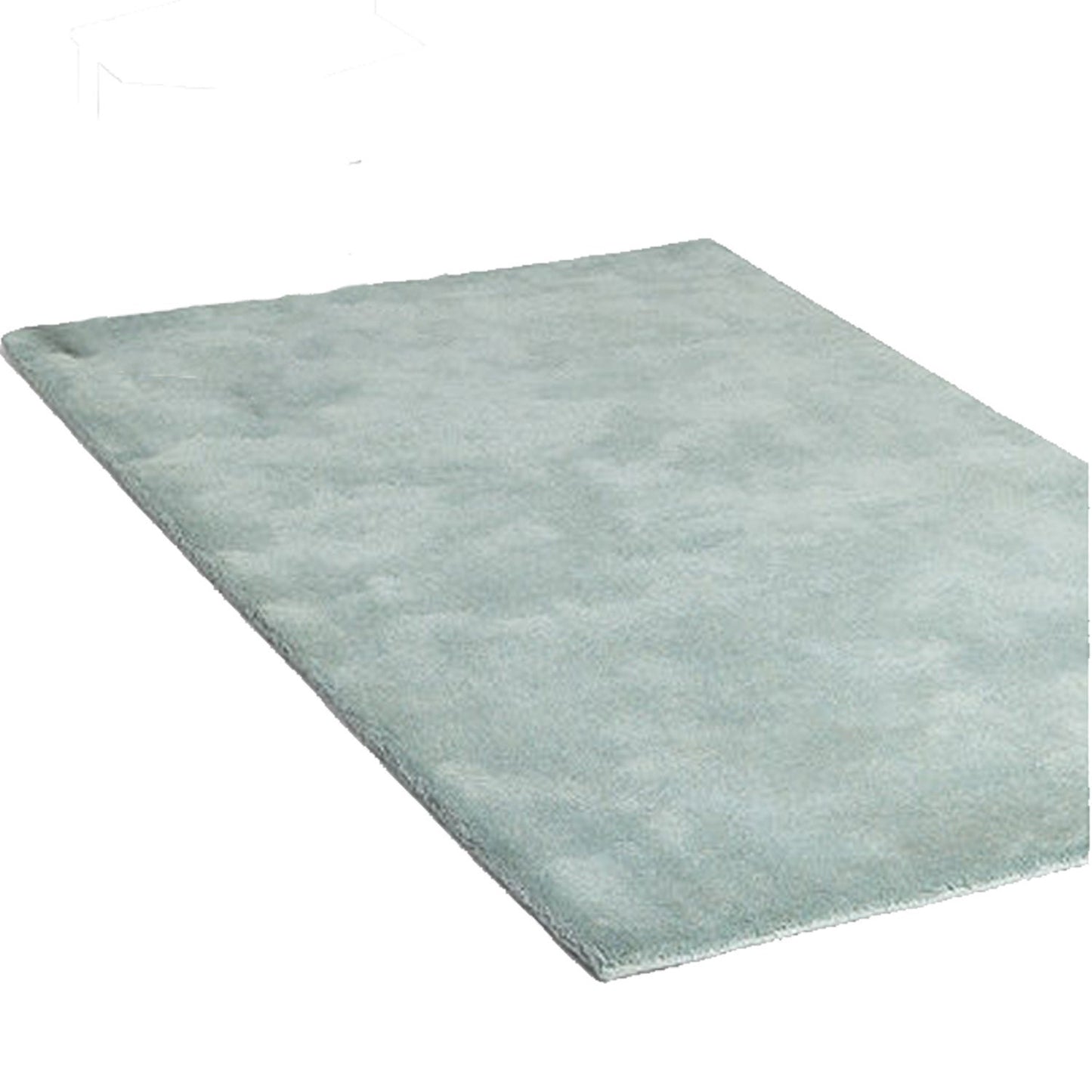 Light Blue | Solid Color - Handcrafted Rug/Carpet | Pure Wool | Hand Tufted | High Pile | High Density | Yarn Dyed