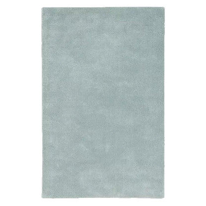 Light Blue | Solid Color - Handcrafted Rug/Carpet | Pure Wool | Hand Tufted | High Pile | High Density | Yarn Dyed