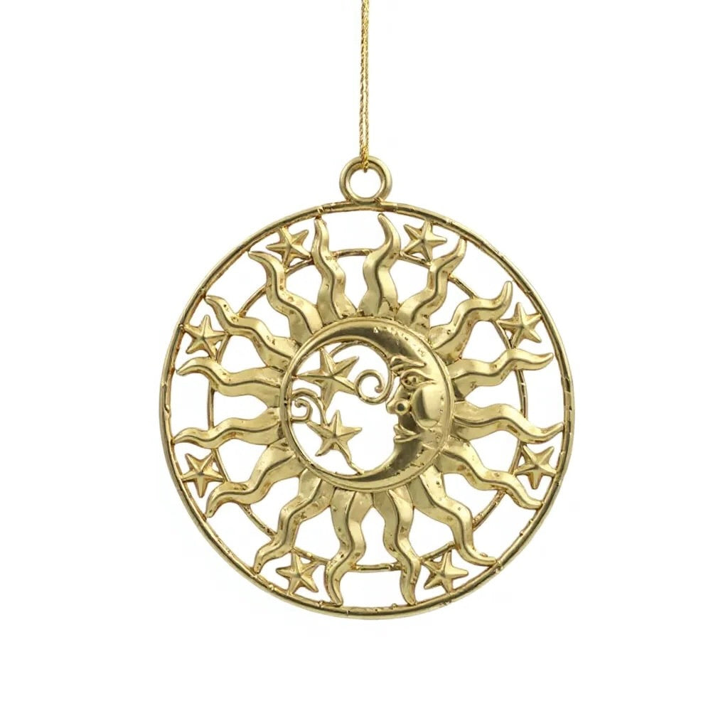 Gold Christmas Ornaments – Metallic Holiday Baubles (Set 2)