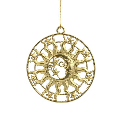 Gold Christmas Ornaments – Metallic Holiday Baubles (Set 2)