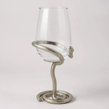 Set of 4 Snake Wine Glasses