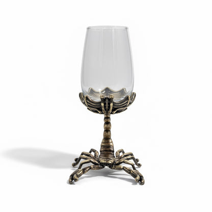 Set of 4 Scorpion Wine Glasses