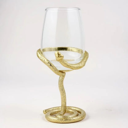 Set of 4 Snake Wine Glasses
