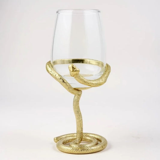 Set of 4 Snake Wine Glasses