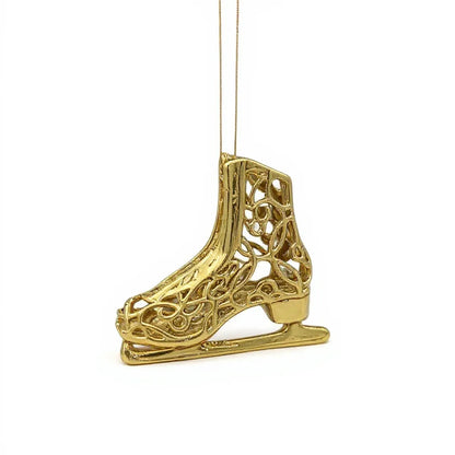 Gold Christmas Ornaments – Metallic Holiday Baubles (Set 3)