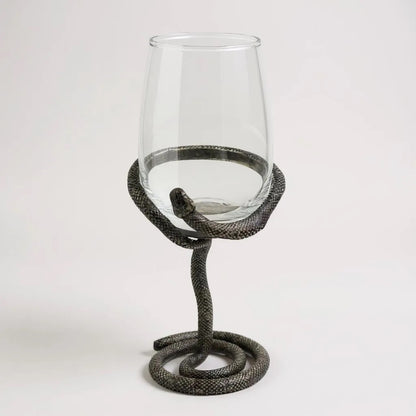 Set of 4 Snake Wine Glasses