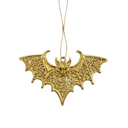 Gold Christmas Ornaments – Metallic Holiday Baubles (Set 3)